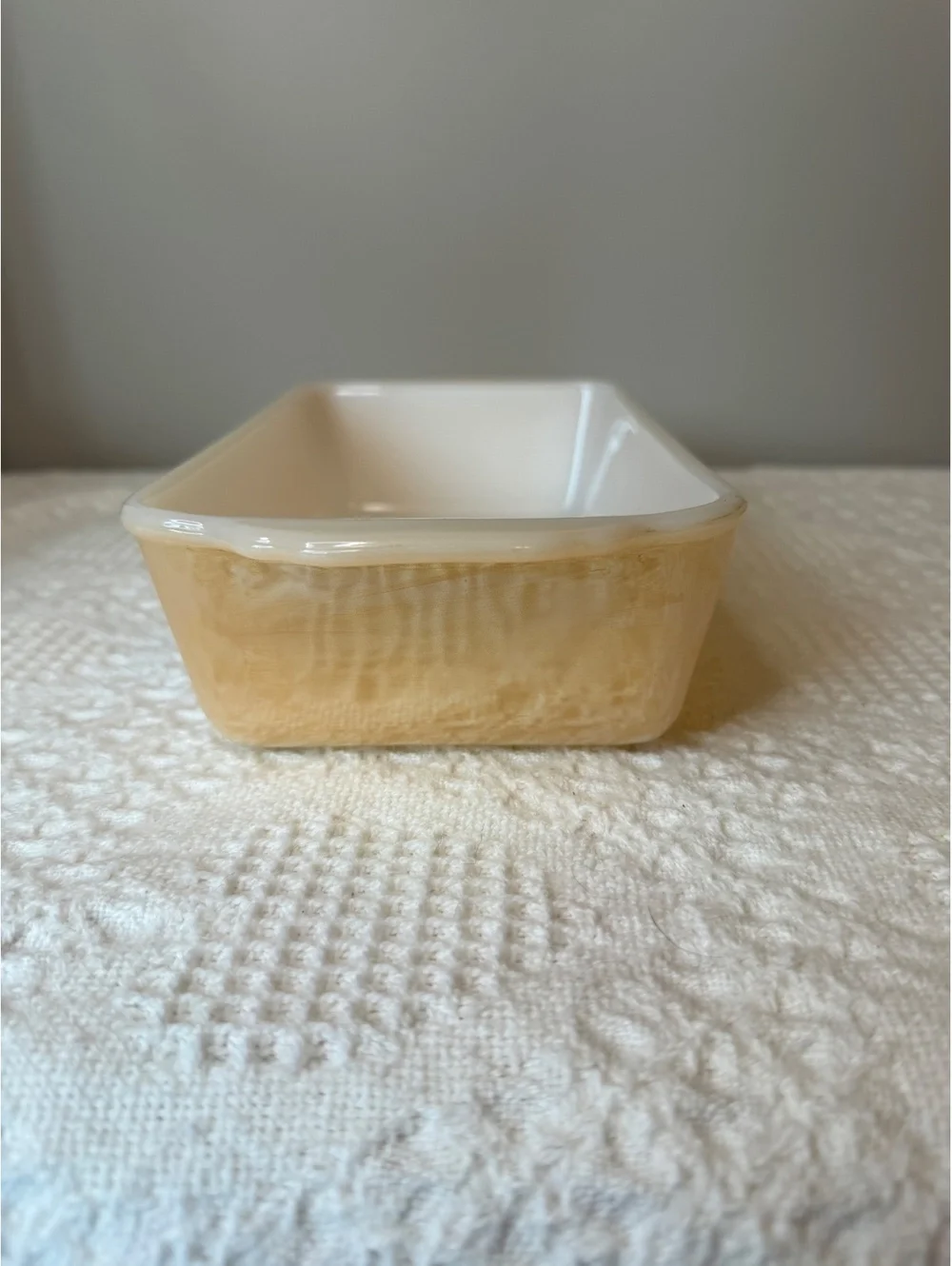 Fire King Peach Lustre 409 1 quart loaf pan/baking dish